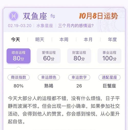 雙魚座的幸運數字和幸運日分別是什么(快來一起揭秘)