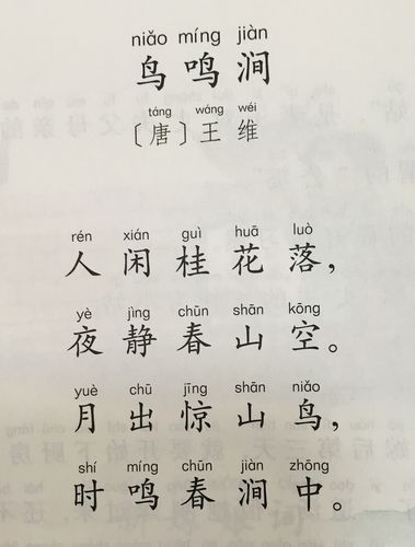 月出驚山鳥 時鳴春澗中(鳥鳴聲是怎樣的)