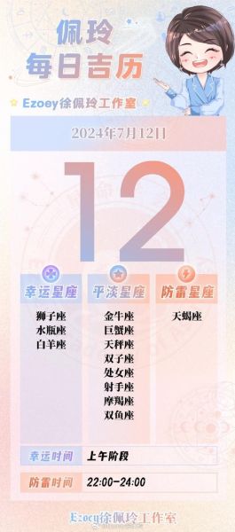 星座運勢今日運勢查詢(幸運數字和顏色是什么)