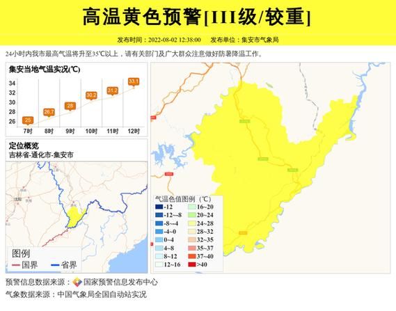 集安一周天氣預(yù)報(bào)(什么時(shí)候最熱)